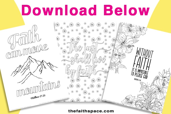 22 Coloring Pages About Faith To Encourage And Inspire You The Faith Space