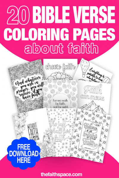 22 Coloring pages about faith to encourage and inspire you - The Faith ...