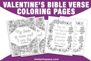 24 Bible coloring pages with verses (free printables) - The Faith Space