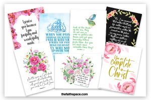 60 Free printable Bible verses to encourage your faith - The Faith Space