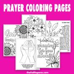 20 Prayer coloring pages (free printables) - The Faith Space