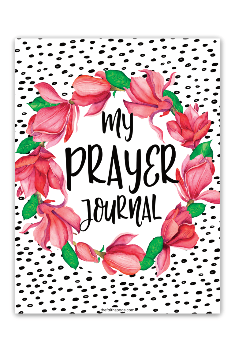 17 Prayer journal covers (free printable downloads) - The Faith Space