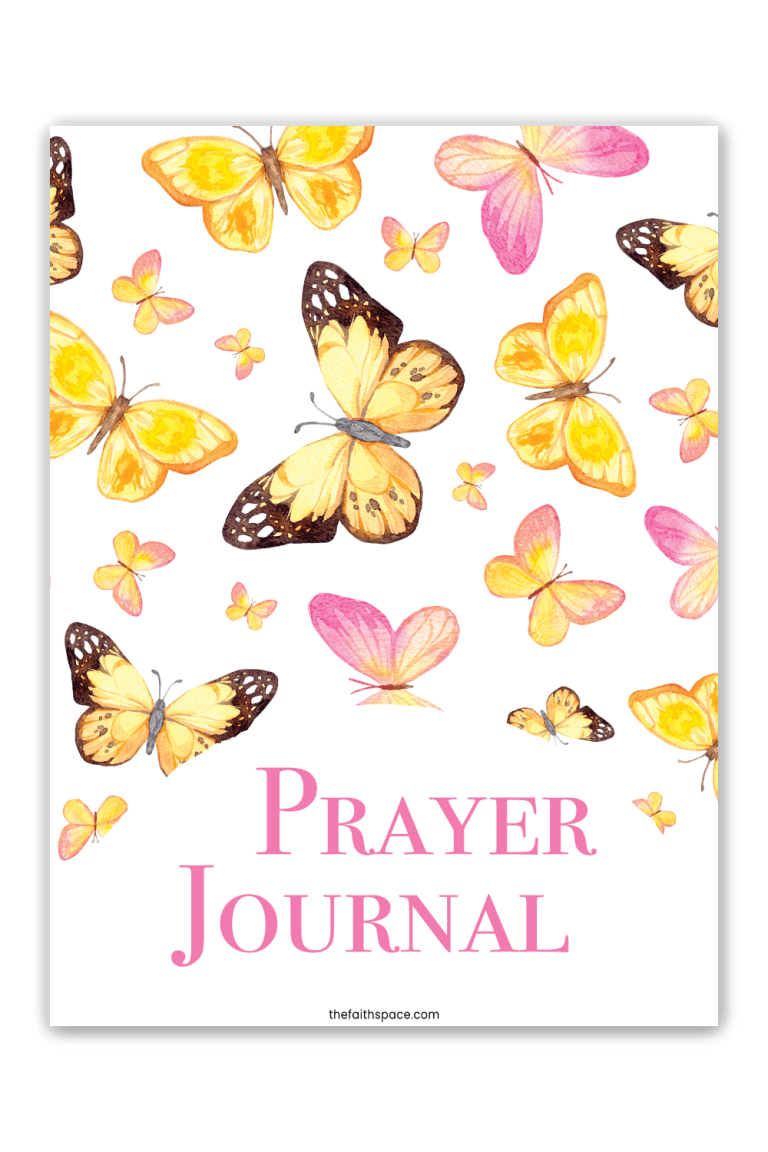 17 Prayer journal covers (free printable downloads) - The Faith Space