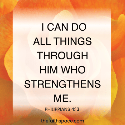 I can do all things through Christ who strengthens me meaning of Philippians 4:13