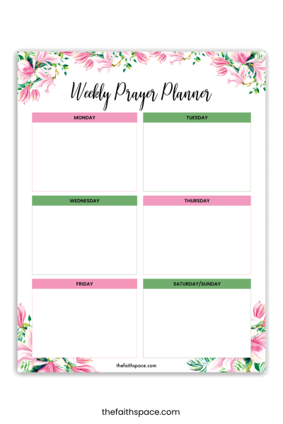 47 Prayer journal templates free downloads (planners, trackers, binder ...
