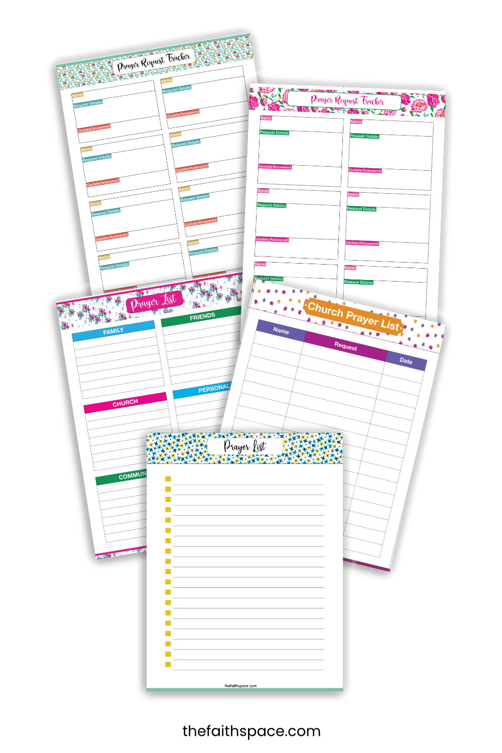 47 Prayer journal templates free downloads (planners, trackers, binder