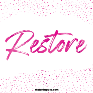 the word restore in the Bible